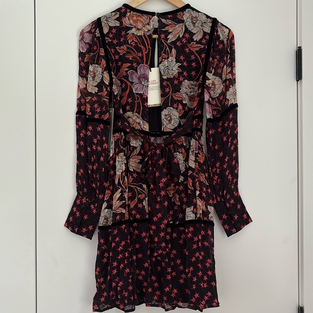 NWT Temperley London x Anthro Mixed-Print Tiered Mini Dress (Price Firm) - Picture 7 of 15